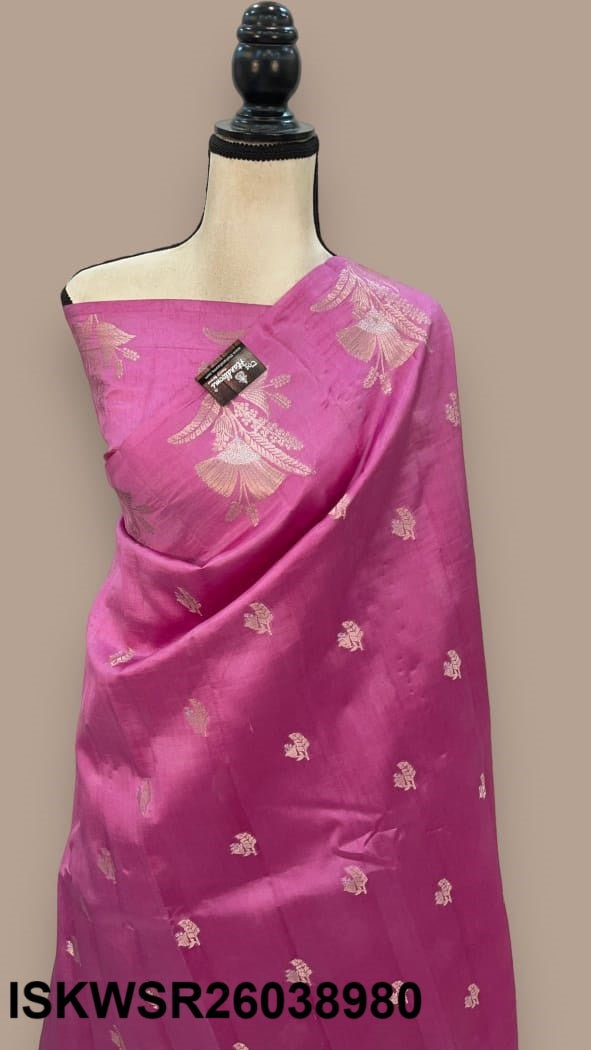 Banarasi Handloom Katan Silk Saree With Blouse-ISKWSR26038980