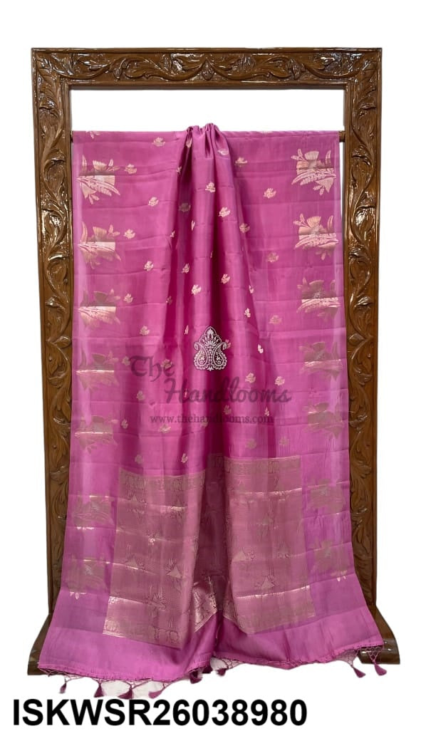 Banarasi Handloom Katan Silk Saree With Blouse-ISKWSR26038980