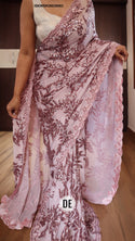 Embroidered Lycra Saree With Blouse-ISKWSR26038983