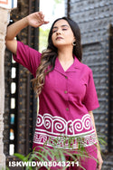 Printed Cotton Co-Ord Set-ISKWIDW08043211