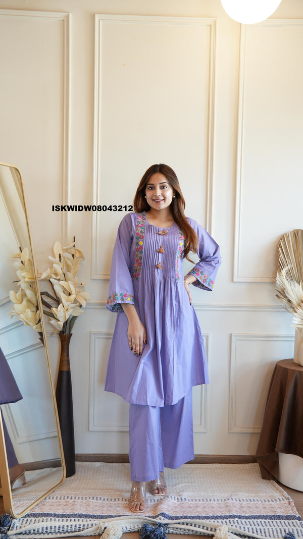 Embroidered Co-Ord Set-ISKWIDW08043212
