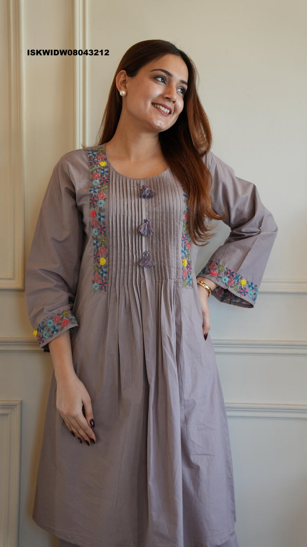 Embroidered Co-Ord Set-ISKWIDW08043212
