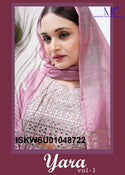 Embroidered Silk Kurti With Pant And Banarasi Dupatta-ISKWSU01048722