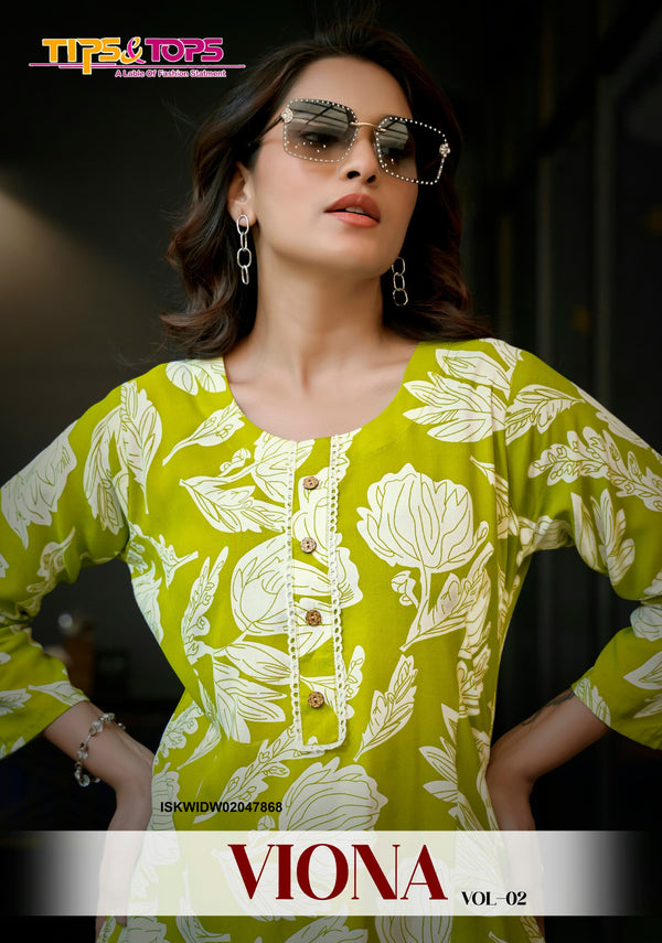 Printed Rayon Co-Ord Set-ISKWIDW02047868