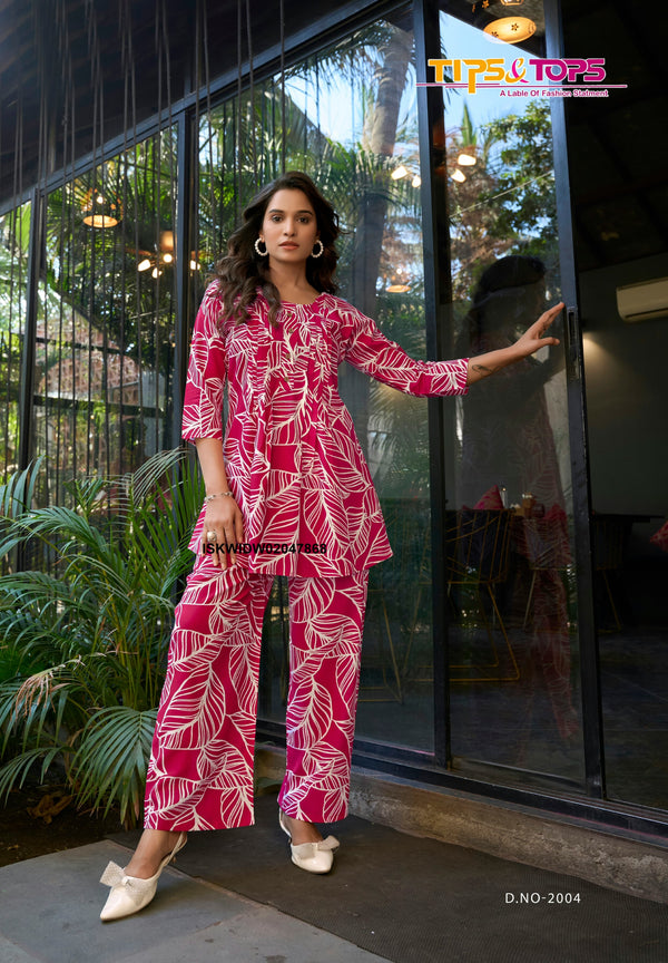 Printed Rayon Co-Ord Set-ISKWIDW02047868