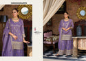 Shimmer Kurti With Sharara And Embroidered Dupatta-ISKWSH02048976