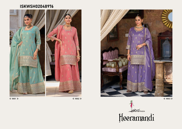 Shimmer Kurti With Sharara And Embroidered Dupatta-ISKWSH02048976