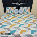 Handcrafted Handmade 5 Pc Bedding Set-ISKBDS01041304
