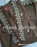 Embroidered Linen Cotton Kurti With Pant-ISKWKUFC120325R/FC120325P/FC120325B