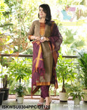 Handloom Cotton Kurti With Cotton Pant And Handloom Dupatta-ISKWSU0304PPC/D1120