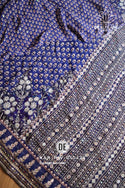 Printed Khadi Georgette Silk Saree With Blouse-ISKWSR0304010425