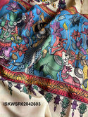 Kalamkari Hand Printed Cotton Saree With Blouse-ISKWSR02042603