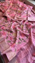 Embroidered Munga Silk Saree With Blouse-ISKWSR020426049