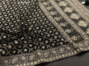Lucknawi Chikankari Georgette Saree With Blouse-ISKWSR020426052