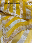 Sequined Tissue Organza Saree With Blouse-ISKWSR020426053