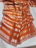 Sequined Tissue Organza Saree With Blouse-ISKWSR020426053