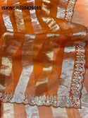 Sequined Tissue Organza Saree With Blouse-ISKWSR020426053