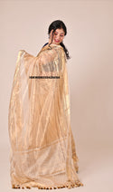 Zari Weaved Tissue Silk Saree With Blouse-ISKWSR030426054