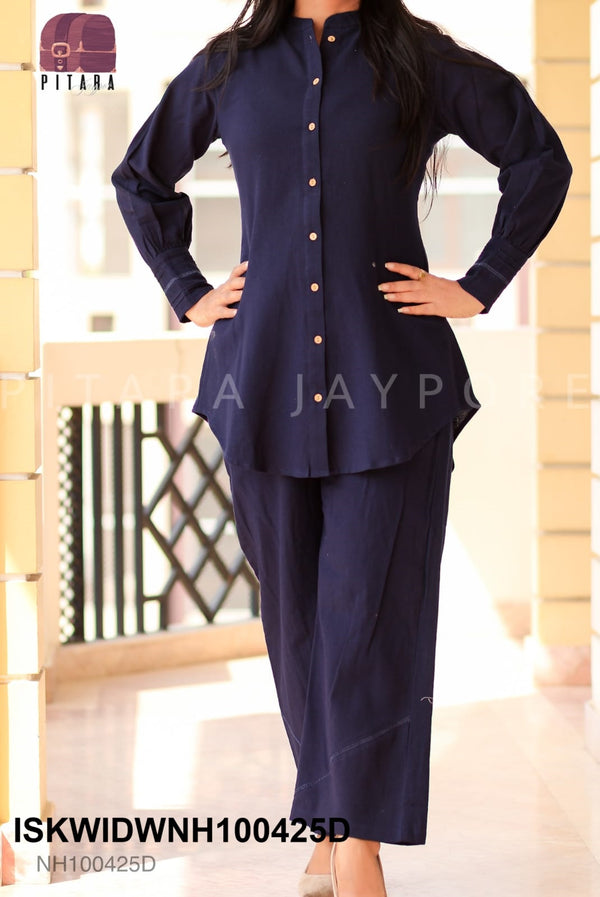 Cotton Co-Ord Set-ISKWIDWNH100425Y/NH100425D/NH100424P