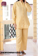 Cotton Co-Ord Set-ISKWIDWNH100425Y/NH100425D/NH100424P