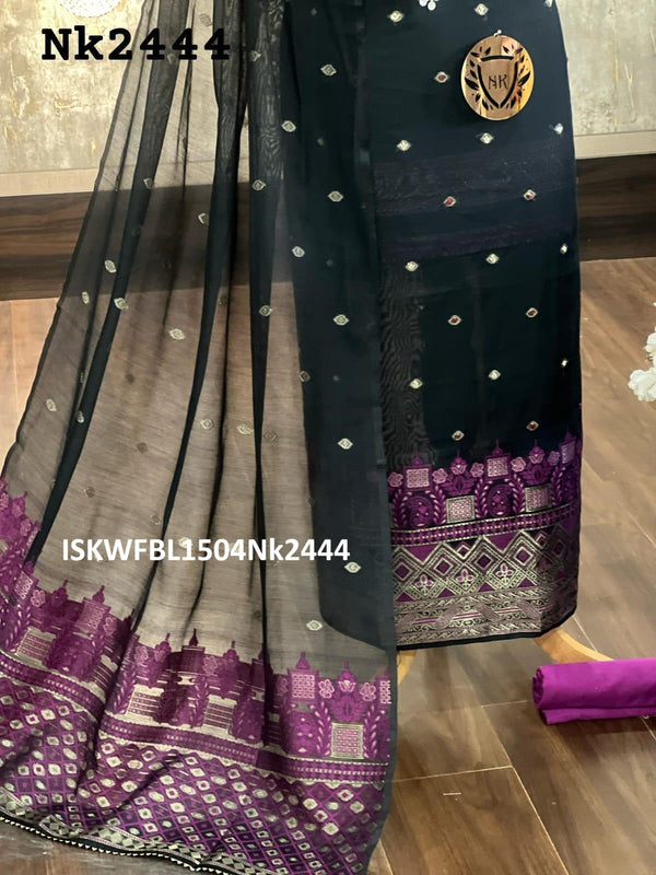 Munga Silk Kurti Kurti With Shantoon Bottom And Dupatta-ISKWFBL1504Nk2444