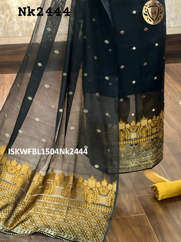 Munga Silk Kurti Kurti With Shantoon Bottom And Dupatta-ISKWFBL1504Nk2444