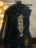 Munga Silk Kurti Kurti With Shantoon Bottom And Dupatta-ISKWFBL1504Nk2444