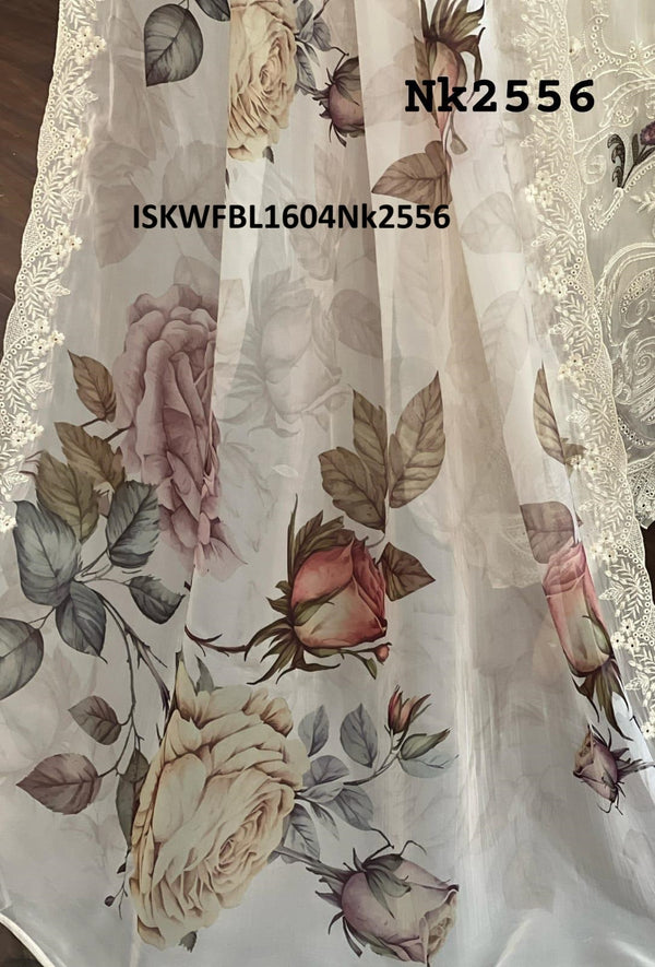 Organza Kurti With Shantoon Bottom And Digital Printed Dupatta-ISKWFBL1604Nk2556