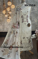 Organza Kurti With Shantoon Bottom And Digital Printed Dupatta-ISKWFBL1604Nk2556