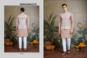 Sequined Men's Kurta And Pajama Set-ISKM150461271/61272/61273/61274