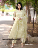 Embroidered Kota Doriya Kurti With Cotton Pant And Dupatta-ISKWSU1604PPC/D1575