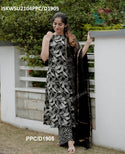 Printed Cotton A-Line Kurti With Pant And Kota Doriya Dupatta-ISKWSU2104PPC/D1905