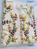 Block Printed Malmal Cotton Dress-ISKWDR2104k1665