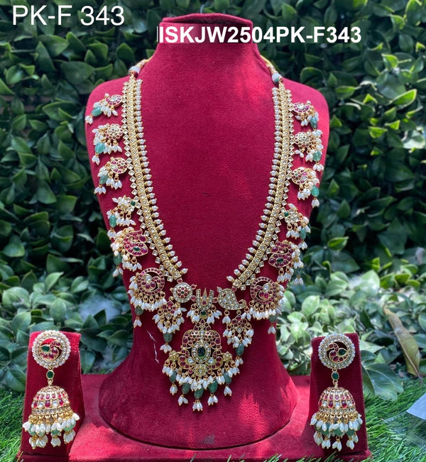 Temple Jewelry Set-ISKJW2504PK-F343