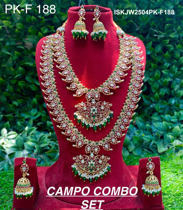 Temple Jewelry Set-ISKJW2504PK-F188