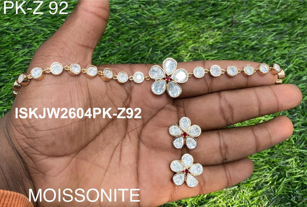 Kundan Jewelry Set-ISKJW2604PK-Z92