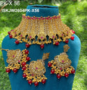 Kundan Jewelry Set-ISKJW2604PK-X56