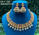 Kundan Jewelry Set-ISKJW2604PK-F168
