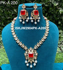 Kundan Jewelry Set-ISKJW2904PK-A200