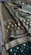 Banarasi Weaved Khadi Georgette Saree With Blouse-ISKWSR07084508