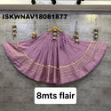 Sequined Silk Skirt-ISKWNAV18081877
