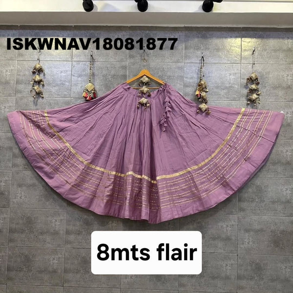 Sequined Silk Skirt-ISKWNAV18081877