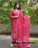 Hand Crafted Cotton Kurti With Pant And Handloom Dupatta-ISKWSU1308PPC/D1322