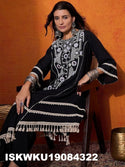 Embroidered Rayon Kurti With Palazzo-ISKWKU19084322