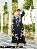 Embroidered Rayon Kurti With Palazzo-ISKWKU19084322