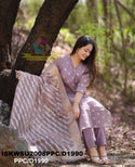 Banarasi Weaved Chanderi Silk Kurti With Silk Pant And Banarasi Dupatta-ISKWSU2008PPC/D1990