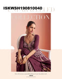 Embroidered Chinon Kurti With Sharara And Dupatta-ISKWSH190810040