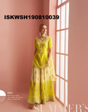 Embroidered Chinon Kurti With Sharara And Dupatta-ISKWSH190810039