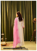 Embroidered Crepe Silk Kurti With Palazzo And Dupatta-ISKWSU21086670