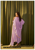 Embroidered Chinon Kurti With Pant And Dupatta-ISKWSU25085434